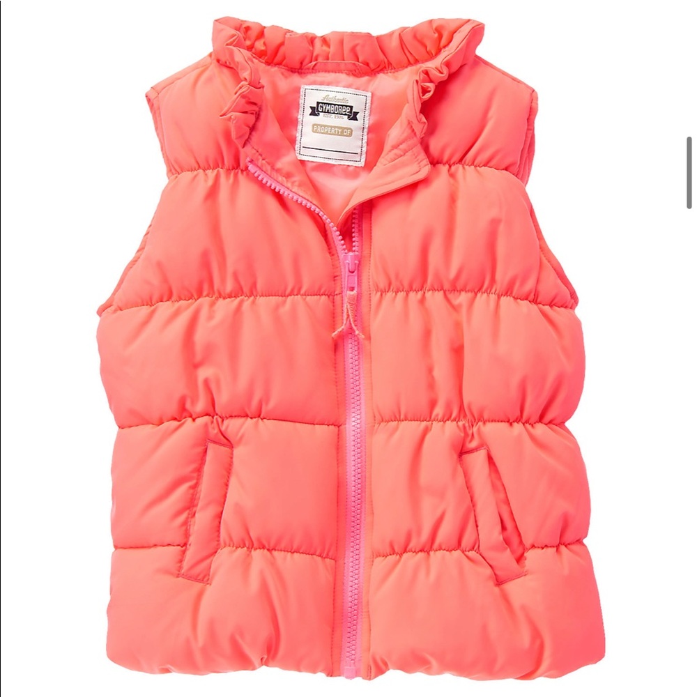 Gymboree Quilted Puffer Girl Vest